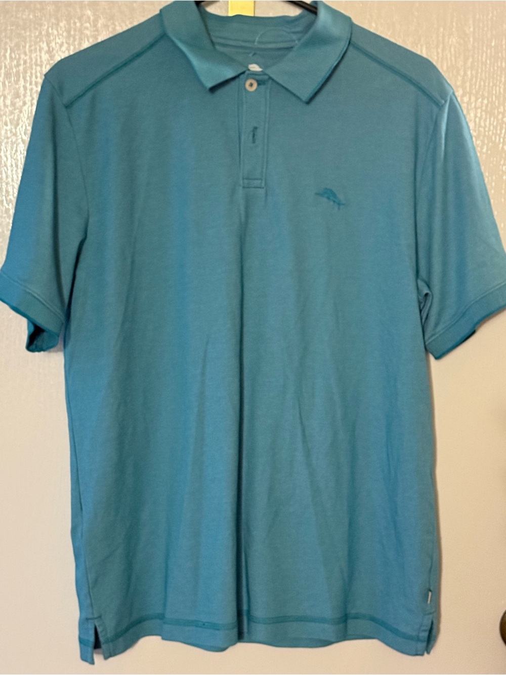 Men's Tommy Bahama Teal Polo Shirt - Casual Short Sleeve